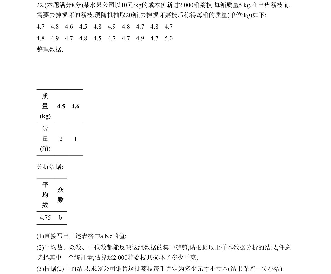 第 22 题原题
