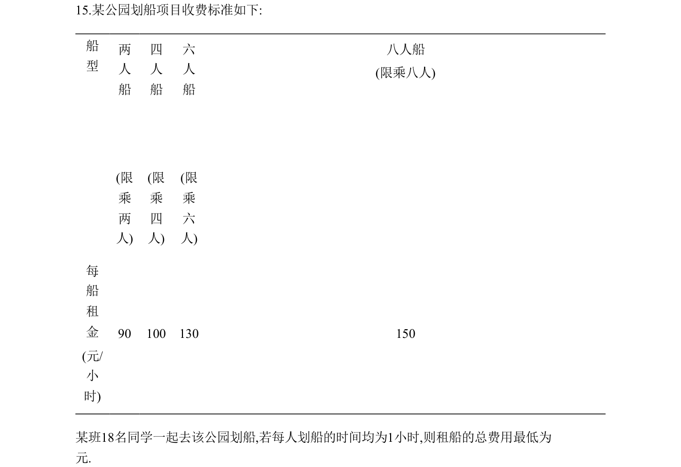 第 15 题原题