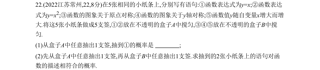第 22 题原题