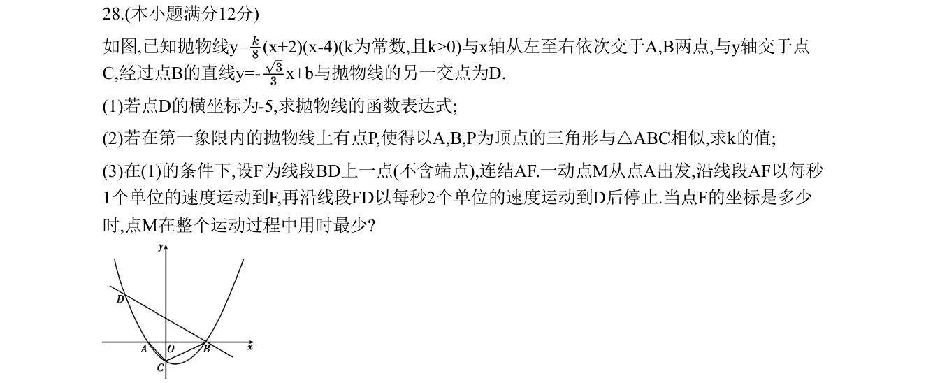 第 28 题原题