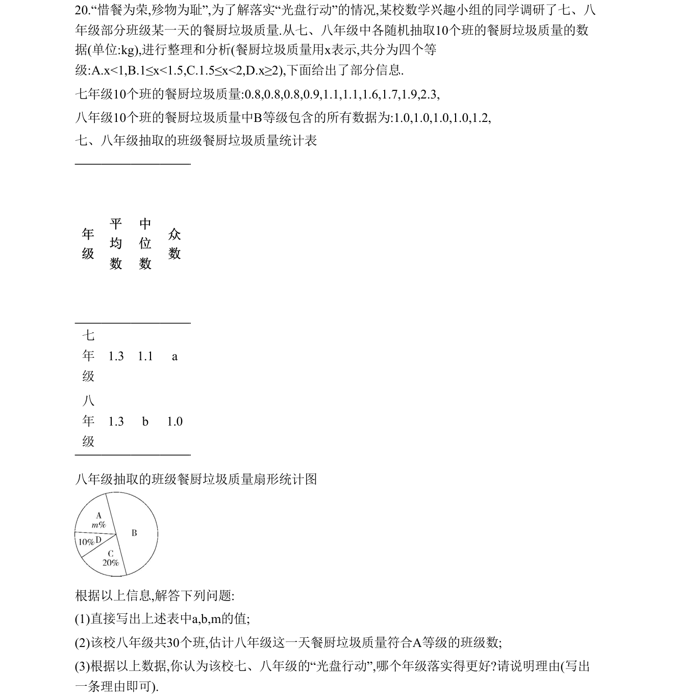 第 20 题原题