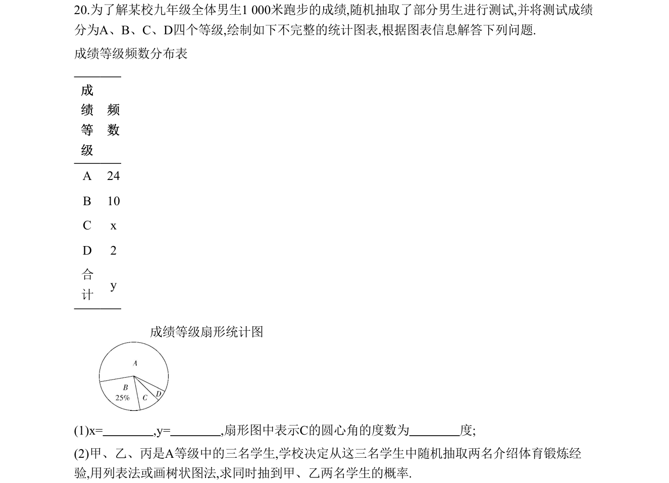 第 20 题原题