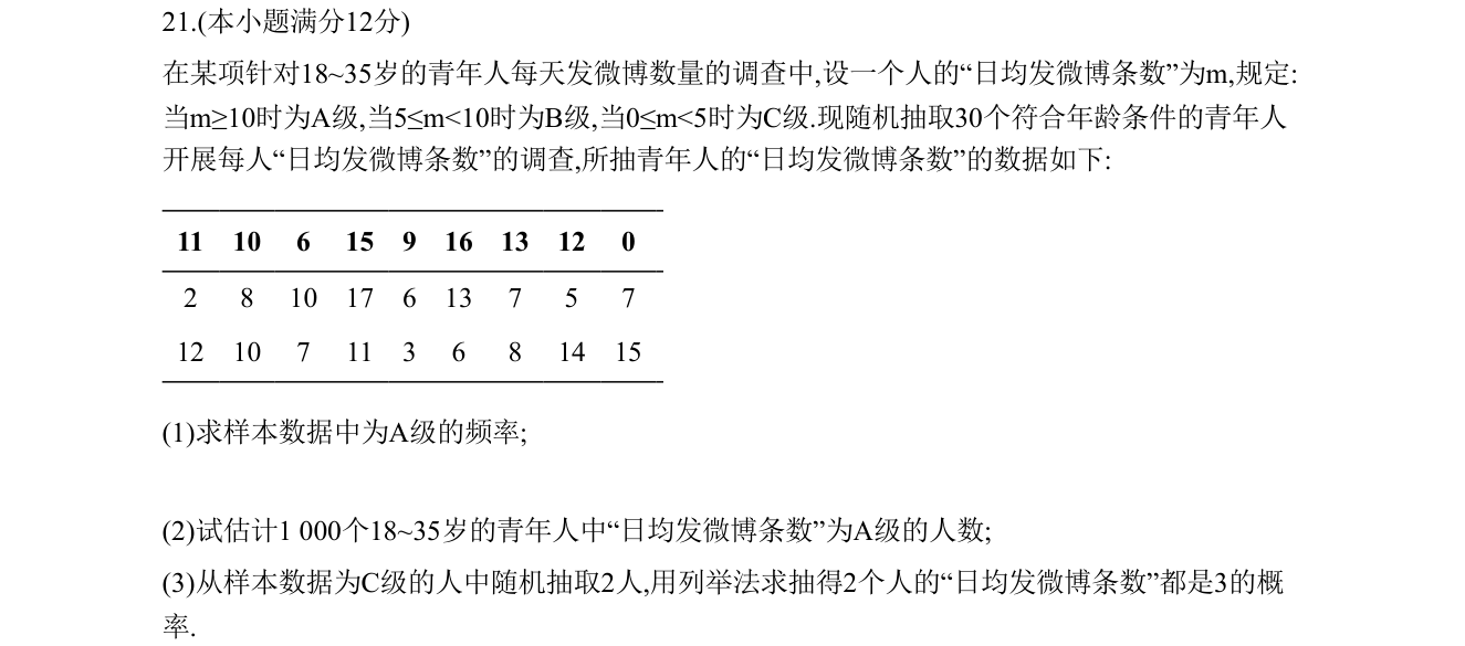 第 21 题原题