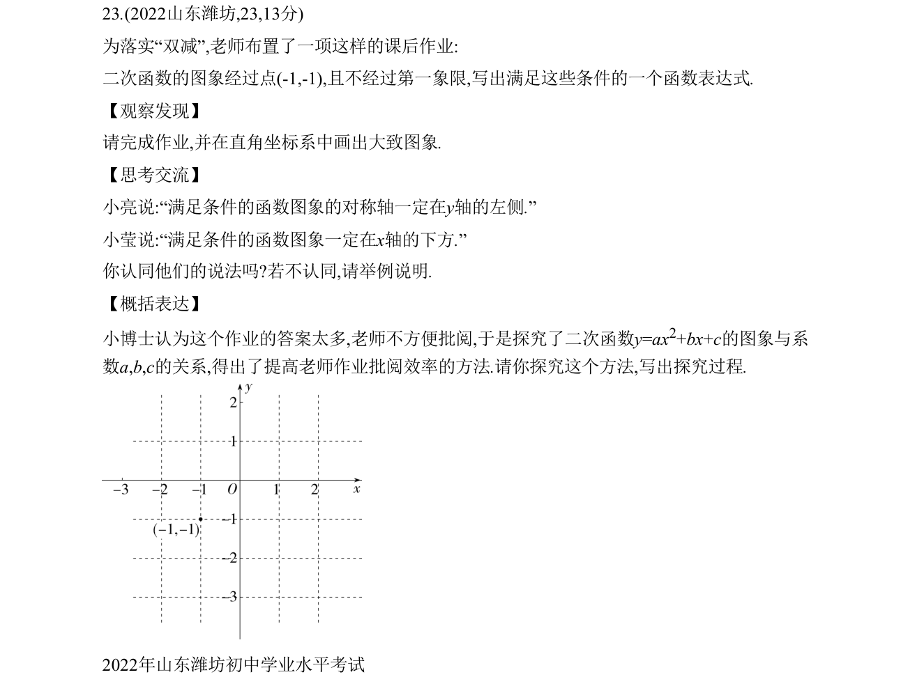 第 23 题原题