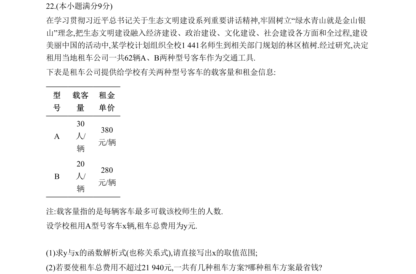 第 22 题原题