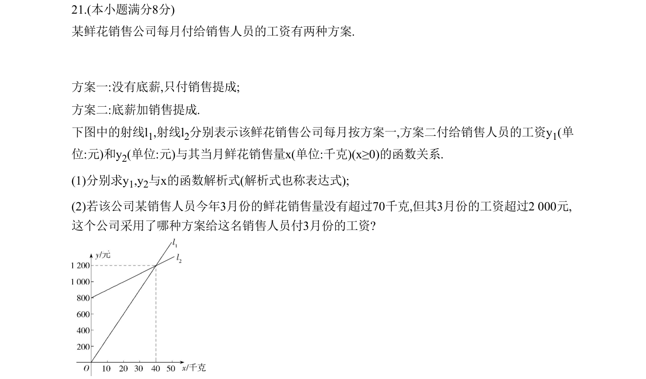 第 21 题原题