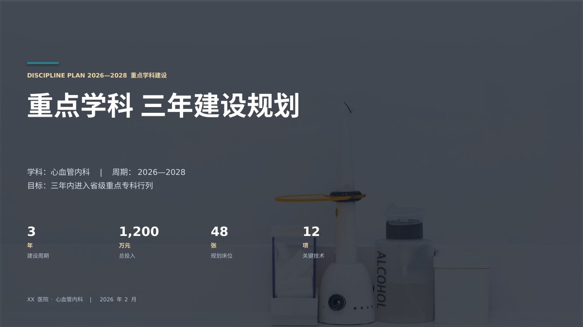 学科建设三年规划 第1页