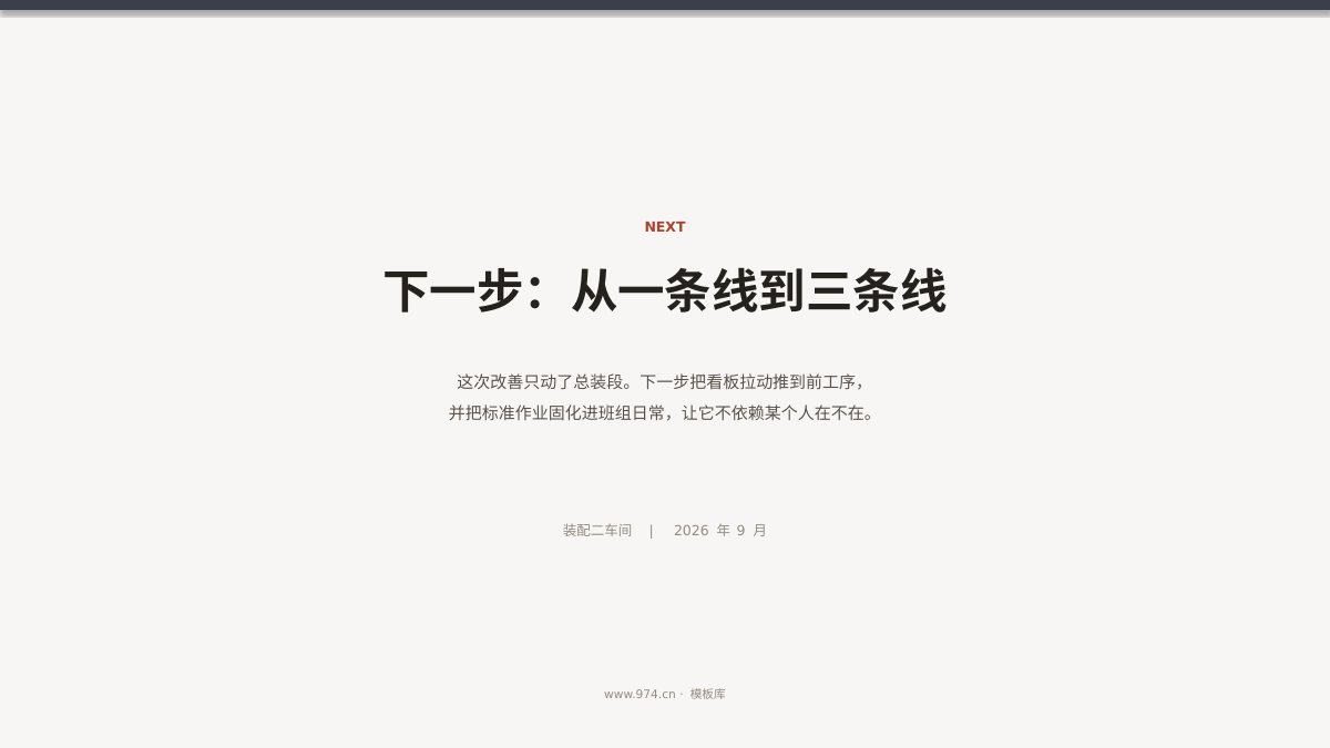 精益改善汇报 第12页