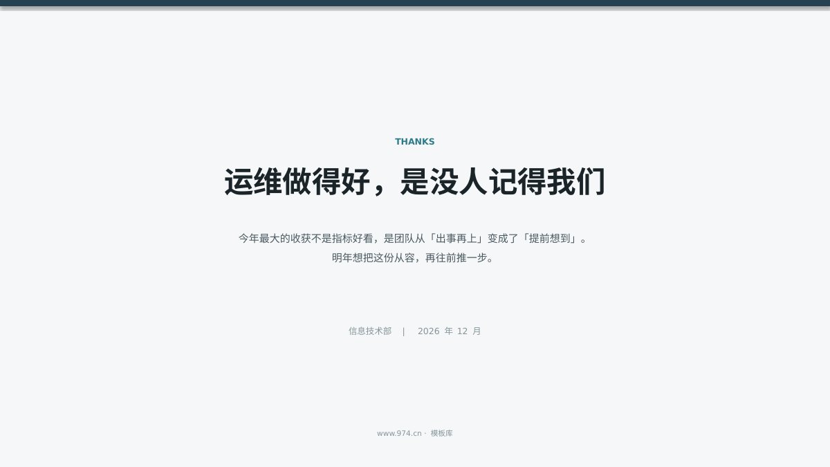 运维年度总结 第14页