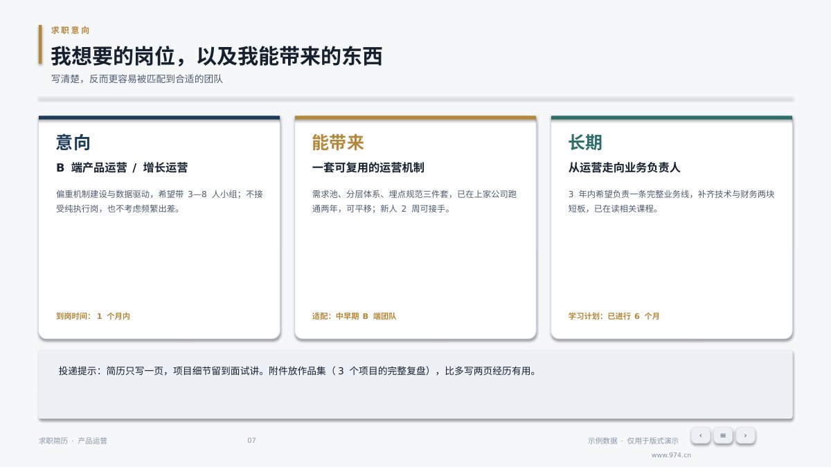 求职简历 第7页