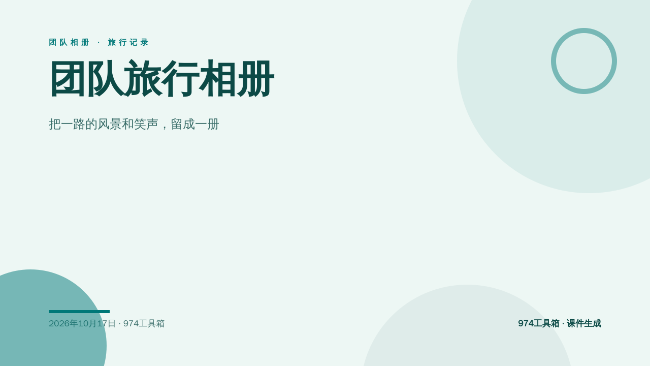 团队旅行相册