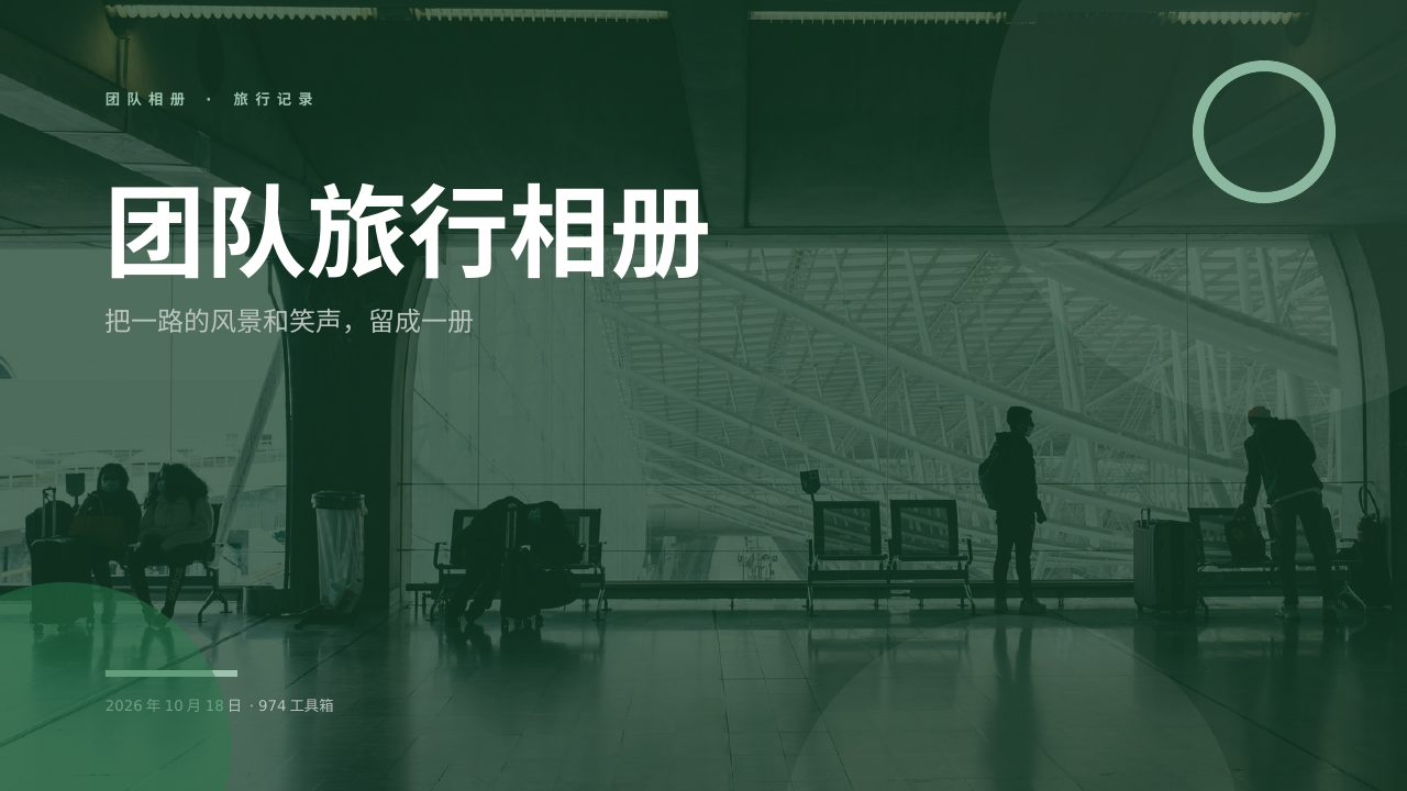 团队旅行相册 版面预览
