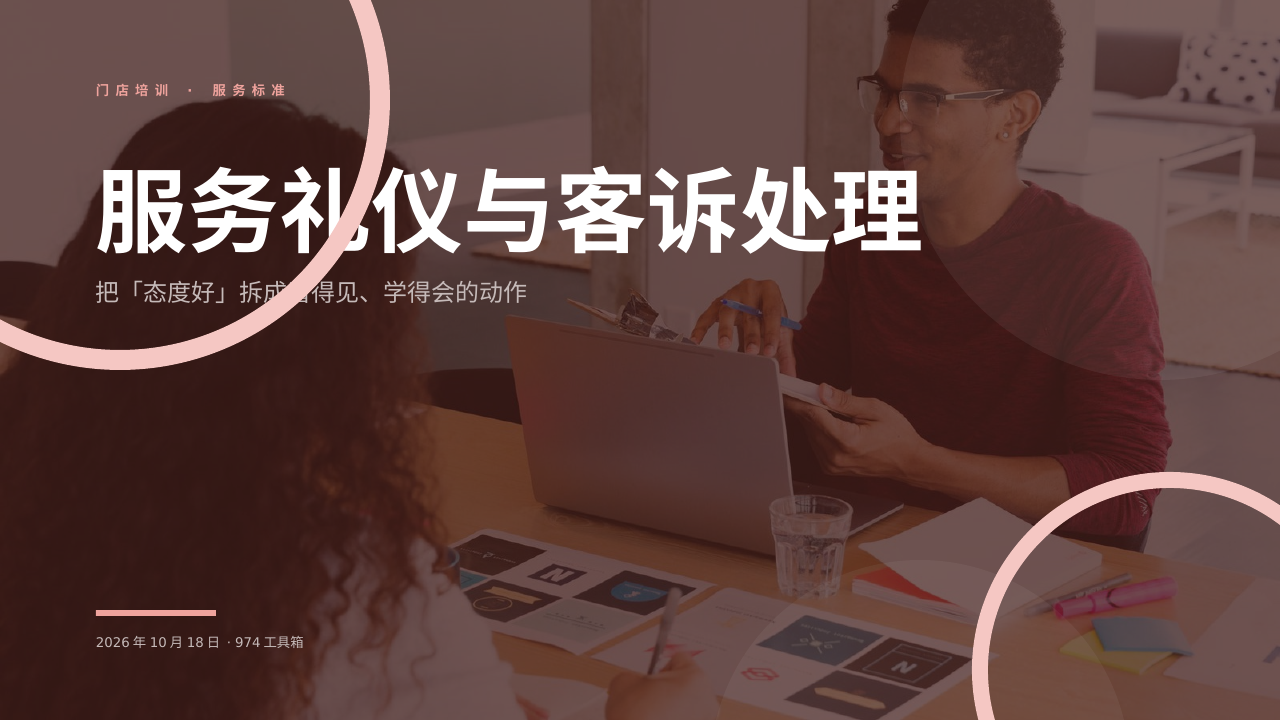 服务礼仪与客诉处理 版面预览