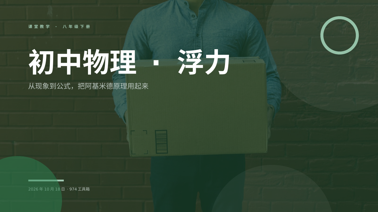 初中物理 · 浮力 版面预览